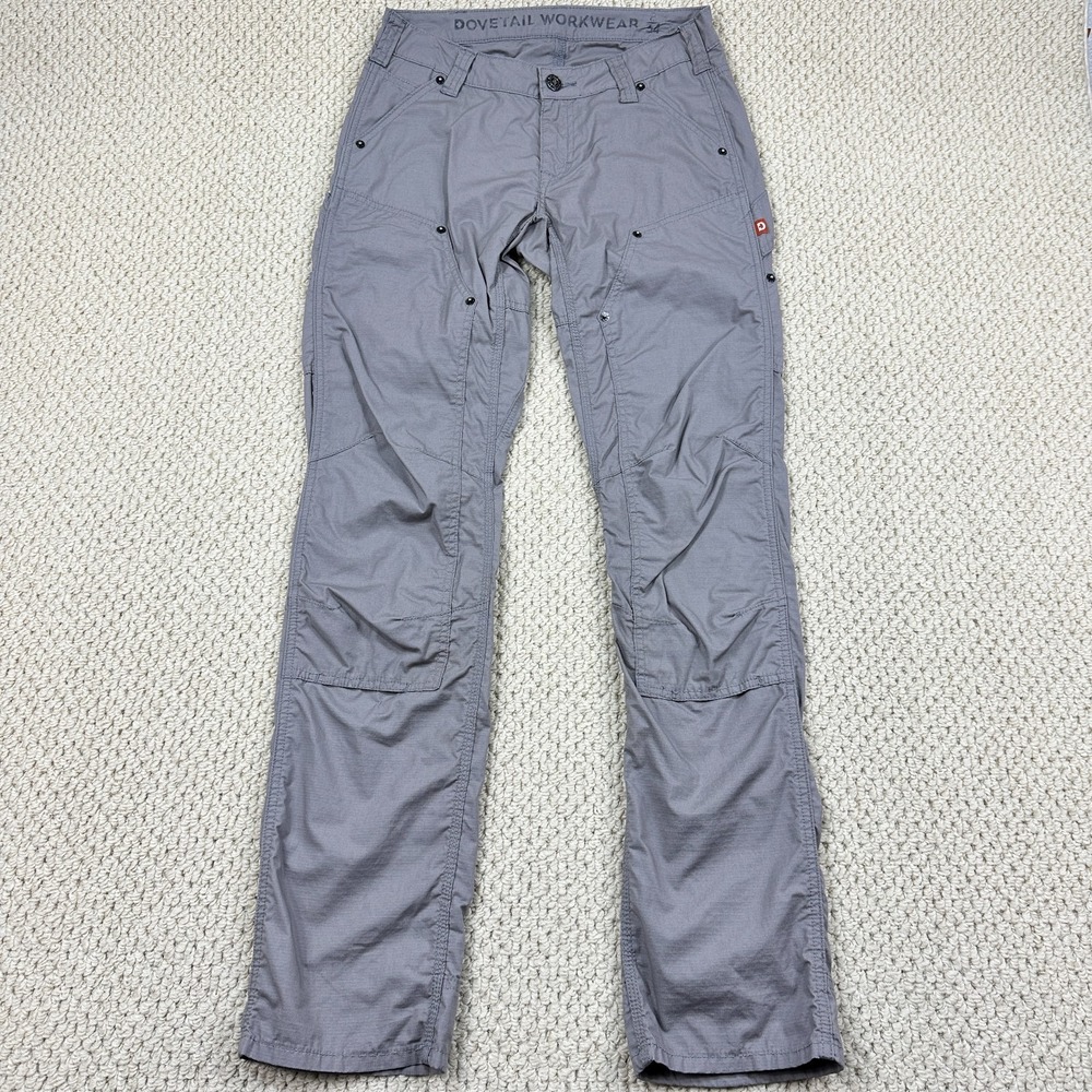 Dovetail Pants Womens 2/34 Gray Anna Ultra Light Trail Pant Double Knee Ripstop